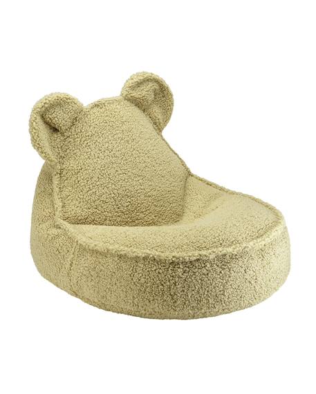Pouf poire ours chambre enfant - fauteuil comfortable en teddy Biscuit+Cream white+Guava+Maple+Matcha+Warm hazel 24 - vertbaudet enfant 