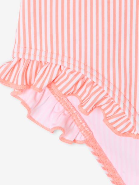 Maillot de bain fille 2 pièces rayé corail 4 - vertbaudet enfant 