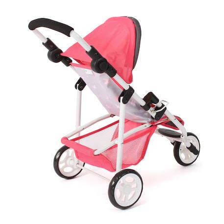 Poupées jogging-buggy lola - corail papillon Rose 3 - vertbaudet enfant 