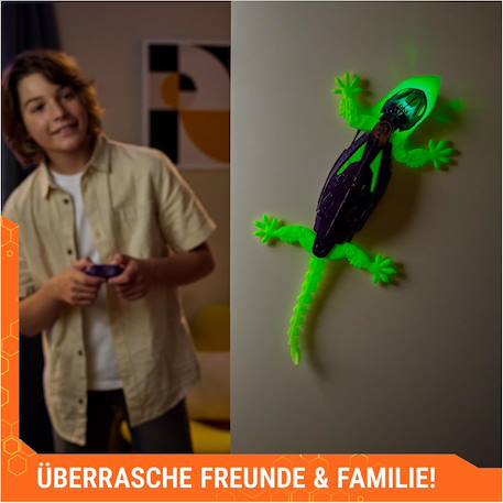 Gecko phosphorescent - grimpeur de murs - glow in the dark (rc) Vert et bleu 4 - vertbaudet enfant 