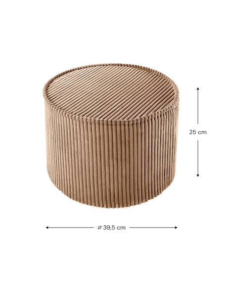 Pouf enfant en velours côtelé Blueberry blue+Brown sugar+Marshmallow+Peppermint green+Pink mousse+Toffee 29 - vertbaudet enfant 