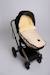 Chancelière pour poussette en peau d'agneau Love the Nature angora+Brown melange+massepain 11 - vertbaudet enfant 