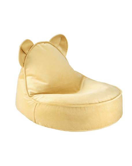 Pouf poire ours chambre enfant - fauteuil comfortable en velours Dusty beige+Misty green+Salted caramel 10 - vertbaudet enfant 