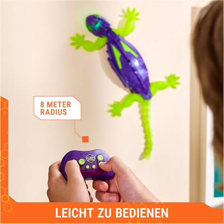 Gecko phosphorescent - grimpeur de murs - glow in the dark (rc) Vert et bleu 5 - vertbaudet enfant 