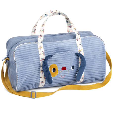 Sac week-end jules Bleu, jaune, blanc 1 - vertbaudet enfant 