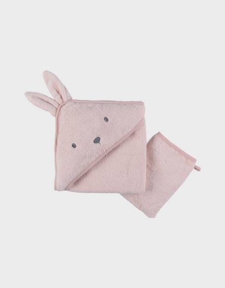 Cape de bain éponge - rosie Rose 1 - vertbaudet enfant 