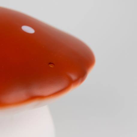 Lampe veilleuse champignon brique rouge Blanc, rouge 4 - vertbaudet enfant 