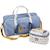 Sac week-end jules Bleu, jaune, blanc 2 - vertbaudet enfant 
