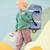 Sac week-end jules Bleu, jaune, blanc 5 - vertbaudet enfant 