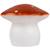 Lampe veilleuse champignon brique rouge Blanc, rouge 1 - vertbaudet enfant 