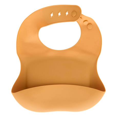 Set bavoir et cuillère yum silicone bleu Beige+Bleu+Ocre+Rose 12 - vertbaudet enfant 