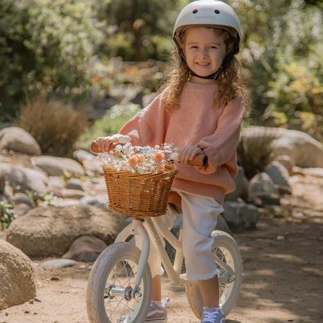 Draisienne sans pédales de 3 à 5 ans Crème+Rose clair 2 - vertbaudet enfant 