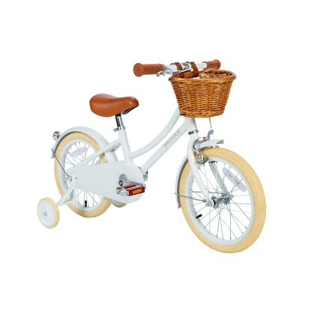 Vélo classique avec pédales de 4 à 7 ans Blanc+Crème+Rose 5 - vertbaudet enfant 