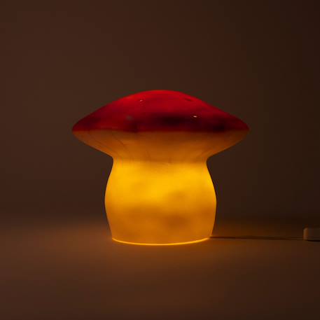 Lampe veilleuse champignon brique rouge Blanc, rouge 6 - vertbaudet enfant 