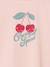 T-shirt fille imprimé manches longues écru+marine+rose pâle 10 - vertbaudet enfant 