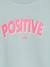 Sweat fille message positif rose pâle+vert d'eau 8 - vertbaudet enfant 