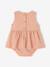Robe bébé naissance avec body intégré vieux rose 2 - vertbaudet enfant 
