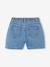 Short fille brodé bleu moyen+rose+vert sauge 3 - vertbaudet enfant 