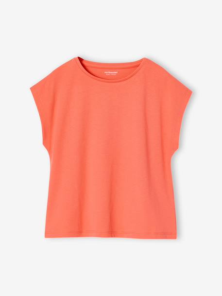 Lot de 3 tee-shirts fille fantaisie manches courtes bleu grisé+bleu pâle+rose poudré 17 - vertbaudet enfant 