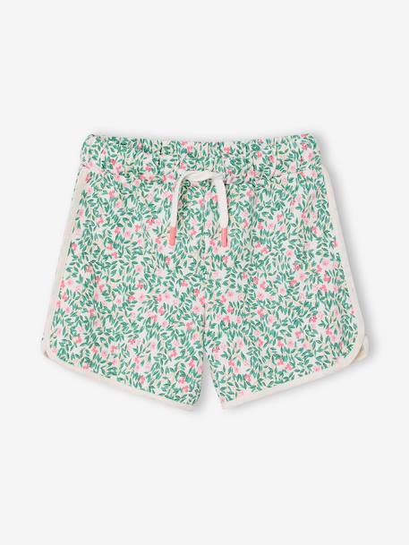Fille-Vêtements de sport-Short fille sport en molleton 