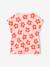 Lot de 3 tee-shirts fille fantaisie manches courtes bleu grisé+bleu pâle+rose poudré 19 - vertbaudet enfant 