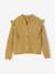 Gilet fille volants fantaisie bronze+rose poudré 1 - vertbaudet enfant 