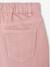 Short fille brodé bleu moyen+rose+vert sauge 12 - vertbaudet enfant 