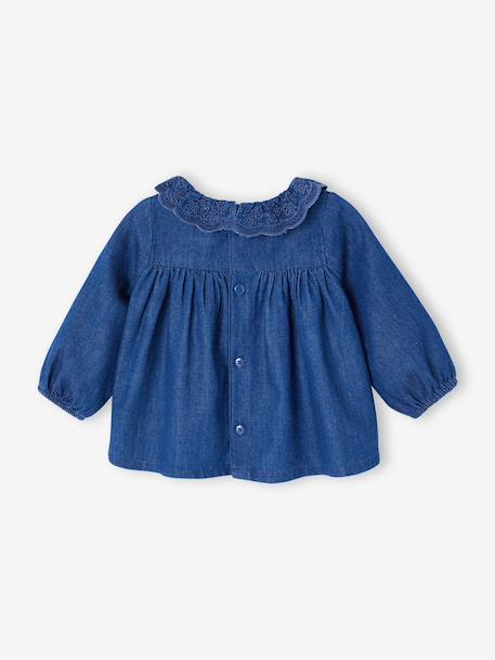 Blouse bébé fille en denim stone 4 - vertbaudet enfant 