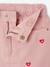 Short fille brodé bleu moyen+rose+vert sauge 11 - vertbaudet enfant 