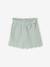 Short fille volanté en gaze de coton rose pâle+vert sauge 5 - vertbaudet enfant 