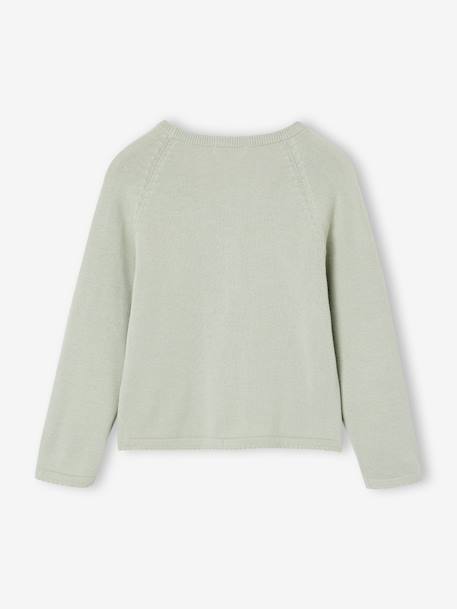 Gilet fille à volants cérémonie beige doré+écru+rose pâle+vert 11 - vertbaudet enfant 