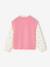 Pull 2 en 1 fille manches bleu grisé+rose 8 - vertbaudet enfant 