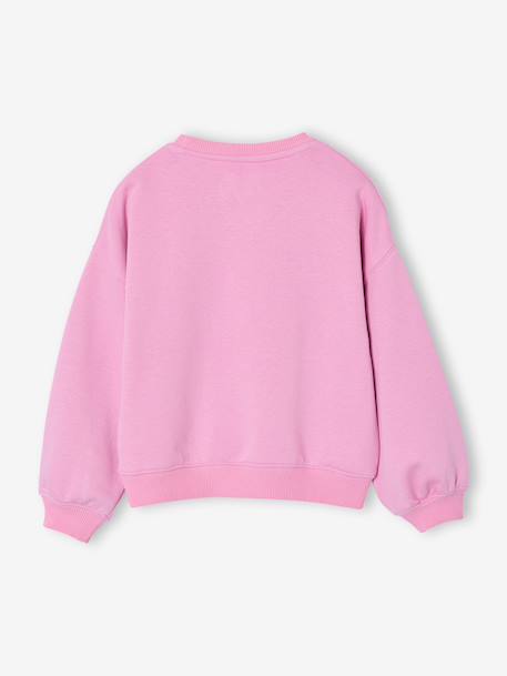 Sweat fille manches longues mauve 3 - vertbaudet enfant 