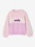 Sweat fille colorblock rose pâle 2 - vertbaudet enfant 