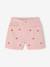 Short fille brodé bleu moyen+rose+vert sauge 9 - vertbaudet enfant 