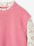 Pull 2 en 1 fille manches bleu grisé+rose 9 - vertbaudet enfant 