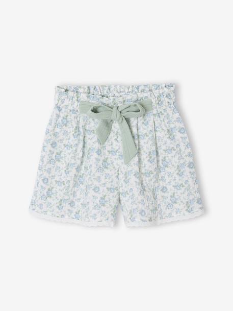 Fille-Short en gaze de coton fille