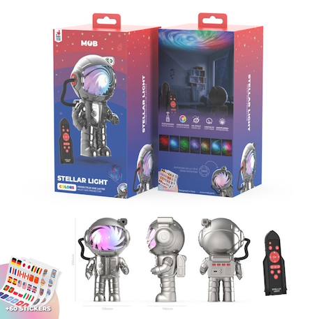 Projecteur Ciel Étoilé Stellar Light Gris - Lampe galaxie & Veilleuse - MOB Gris 2 - vertbaudet enfant 