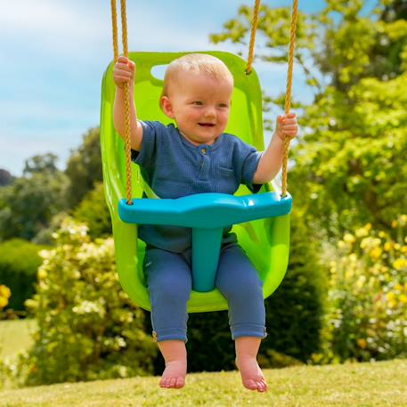 Siège bébé balançoire  plastique h190-250cm Vert - bleu 2 - vertbaudet enfant 