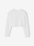 Bolero fille ouverture pratique blanc+vert sauge 2 - vertbaudet enfant 