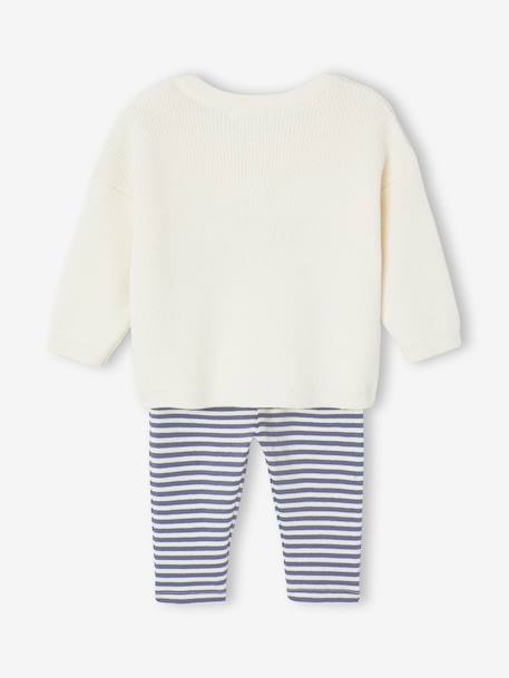 Ensemble garçon naissance en tricot bleu 6 - vertbaudet enfant 