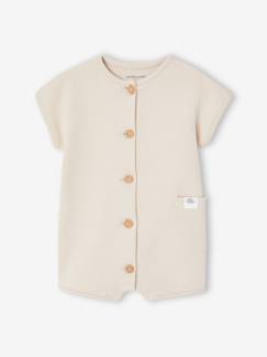 Combinaison bébé maille nid d’abeille personnalisable  - vertbaudet enfant