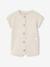 Combinaison bébé maille nid d’abeille personnalisable argile 1 - vertbaudet enfant 