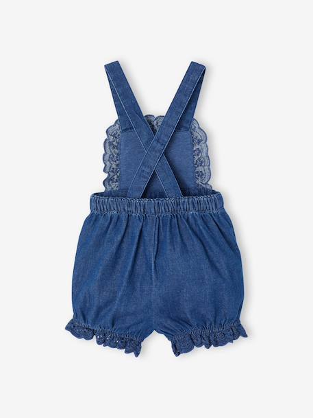 Barboteuse bébé fille en denim stone 3 - vertbaudet enfant 