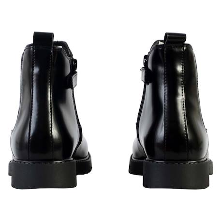 Bottines à élastiques Noir 4 - vertbaudet enfant 