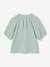 Blouse fille en gaze de coton écru+vanille+vert sauge 10 - vertbaudet enfant 