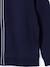 Sweat zippe fille à capuche marine 4 - vertbaudet enfant 