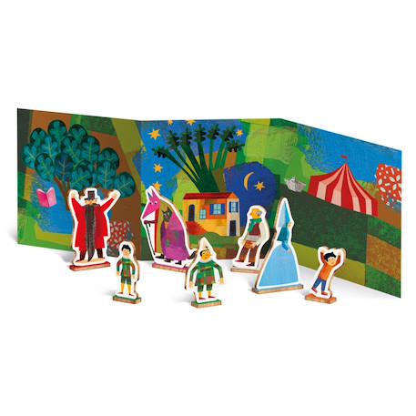 Puzzle en bois paysage avec 12 animaux à placer – Jeu éducatif Multicolor 3 - vertbaudet enfant 