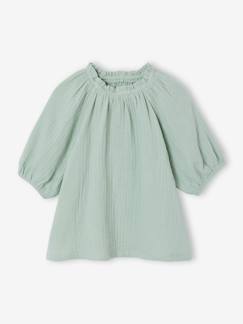 -Blouse fille en gaze de coton