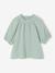 Blouse fille en gaze de coton écru+vanille+vert sauge 9 - vertbaudet enfant 